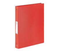 Viquel - Carpeta suave A4 MAXI FEEL'EASY 4 anillas para documentos A4, plástico resistente, etiqueta de identificación en el rebanado, color rojo