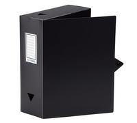 Viquel Class Doc - Caja para archivar (polipropileno, ancho 100 mm, color negro