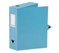 Viquel Class Doc - Caja para archivar (polipropileno, ancho 80 mm, color azul turquesa