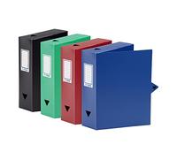 Viquel Class Docs - Juego de 6 paquetes de índice en Polypro ancho de 800 mm, varios colores