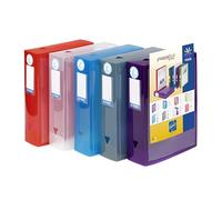 Viquel Class Docs Propyglass - Juego de 6 paquetes de índice personalizable (polipropileno) ancho de 80 mm, varios colores