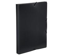 Viquel Coolbox (polipropileno, cierre con goma elástica A4, color negro