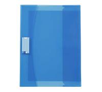 Viquel - Lote de 50 fundas para cuaderno A4 transparentes con solapas para cuaderno de 21 x 29,7 o A4, color azul