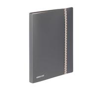VIQUEL - Portavistas 120 vistas A4 Business Class - Protector de documentos de plástico resistente - 60 fundas - Ideal para oficina o hogar - Gris