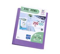 Viquel - Portavistas A4 200 vistas ESSENTIEL - Portadocumentos personalizable - Fabricado en Francia - 100 fundas de calidad lisa, color morado