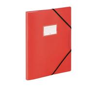 VIQUEL - Portavistas A4 FEEL'EASY - Protector de documentos de plástico resistente - 60 fundas, ideal para la oficina o el hogar - Rojo