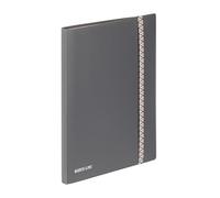 VIQUEL - Portavistas de 60 vistas A4 Business Class - Protector de documentos de plástico resistente - 30 fundas - Ideal para oficina o hogar - Gris