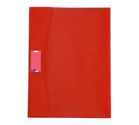 Viquel Strong Cover - Protector de cuaderno 17 x 22 de plástico rojo - Calidad superior - Parte trasera reforzada - Con solapas marcadores