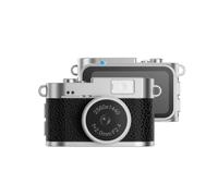 VIRELLO Mini cámara de llavero, cámara de bolsillo portátil de 1440P 30FPS con pantalla IPS de 1.45 pulgadas, foto de 2 MP, carga tipo C, tarjeta TF de hasta 128 G, diseño retro para estudiantes