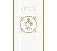 VIRGO: Diario de Manifestación y Notas Astrológicas | Cuaderno de Bolsillo A6 para el Signo Virgo | Edición Minimalista en Tapa Blanda (Colección Zodiacal by Shiharu)