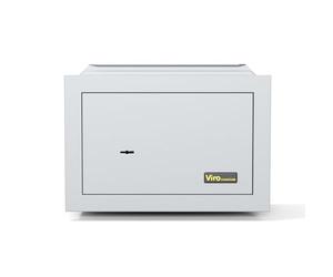 Viro Casasicura, Caja Fuerte de Pared, mecánica empotrada, Cierre con Llave de Doble Mapa, 310 x 200 x 200 mm