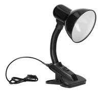 Virone LATSA Luz Para Leer Con Abrazadera 40W E27 Acero + Plástico (Negro)
