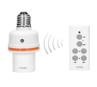 VIRONE RS-6 Casquillos para Bombillas con Control Remoto para Rosca E27
