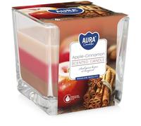 VISCIO TRADING Velas perfumadas en vidrio y manzana y canela Tricolore
