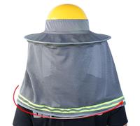 Visera de cuello para casco de astillero | Protector de cuello de borde grande antisol, accesorio de protección de alta visibilidad para trabajos al aire libre jardín Soldadura diseño