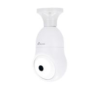 NIVIAN Cámara de Vigilancia WiFi Tipo Bombilla 2K con Visión 360º, Audio Bidireccional y Detección Humana - Compatible con Alexa, Google Home y App Tuya Smart