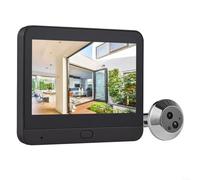 Visor digital de puerta, timbre inalámbrico WiFi con pantalla de 4.3 pulgadas, cámara digital de visión nocturna con detección de movimiento 1080P