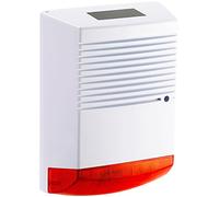 VisorTech Bricolaje y Herramientas - Falsa Alarma: Falsa Sirena de Alarma, Módulo Solar, luz Intermitente (de Sistema, atracción, Sirena)