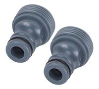 Vistreck 2 Pezones de Conector Rápido de Rosca Macho G3/4 para Manguera, Adaptador Riego Jardín