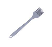 Vistreck Brocha para Repostería, Cepillo de Silicona de Grado Alimenticio con Largo Desmontable para Hornear, Asar, Aceite Cocina, Mantequilla y Salsa (Gris claro)