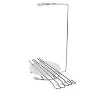 Vistreck Estante para Brochetas de Barbacoa - Kit de Parrilla Barbacoa Acero Inoxidable para Asador y Cocina Al Aire Libre