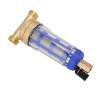 Vistreck Filtro de Agua Giratorio para Sedimentos para Toda la Casa con Cabezal de Cobre, Filtración Precisa Malla Acero Inoxidable
