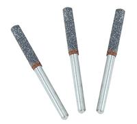 Vistreck Juego de 3 Piezas de Afilador Motosierra Diamante 4 Mm para Amoladoras Eléctricas, Herramienta Ideal para Afilar con Precisión