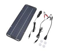 Vistreck Kit de Panel Solar Monocristalino de 10 W: Cargador Portátil para Cámara, Senderismo y Viajes con Cables