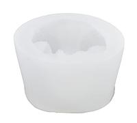 Vistreck Molde de Resina de ángel 3D, Molde Vela ángel bebé Silicona para Decoración del Hogar y Fabricación Pasteles DIY (sosteniendo la cara con una mano.)