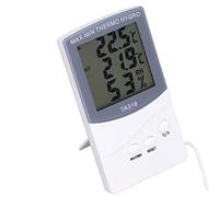Vistreck Termómetro Digital para Interiores y Exteriores con Sonda, Medidor de Humedad y Temperatura S N Grande para el Hogar -50 a 70 ℃, 25% RH a 98% RH