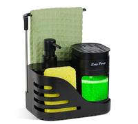 Vitachy Organizador Fregadero Cocina 4 en 1 - Dispensador Jabón Estropajero