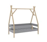 VitaliSpa Cama Infantil Bali, Gris, 80x160 cm