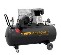 VITO - Compresor de correa 300 L 4000W 5.5CV 10 Bar Compresor de pistón 500L/min.
