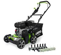 VITO Escarificador de gasolina con 212 cm³ / 5,4 CV - cesto de 45L - aireador de césped - eliminador de musgo - quitamusgos - 40 cm de ancho de trabajo - motor de 4 tiempos - 4 kW de potencia - 17