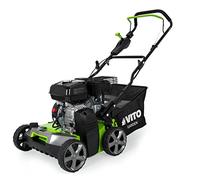 VITO Escarificador de gasolina con 212 cm³ / 5,4 CV - cesto de 45L - aireador de césped - eliminador de musgo - quitamusgos - 40 cm de ancho de trabajo - motor de 4 tiempos - 4 kW de potencia - 17