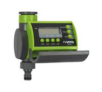 Vito Garden - Ordenador de riego con pantalla LCD: ideal para riego de flores, riego de césped
