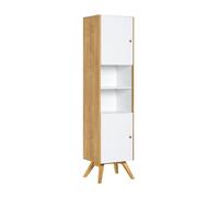 Vitrina 2 puertas con estante central 207,5 cm - nature