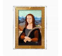 Vitrina acrílica, compatible con Lego 31213 Mona Lisa Smile, vitrina transparente a prueba de polvo, caja de almacenamiento (solo vitrina)