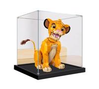 Vitrina acrílica, compatible con Lego 43247, kit de caja de exhibición del Rey León, a prueba de polvo, resistente a los rayos UV (solo vitrina, kit no incluido) (2 mm)