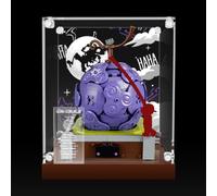 Vitrina acrílica LED compatible con Lego One Piece Gum-Gum Fruit 75647