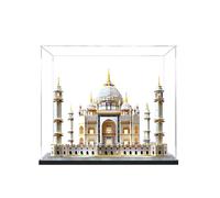 Vitrina acrílica para Lego 10256 Taj Mahal de 3 mm para Lego Taj Mahal (el modelo no está incluido) (base negra)