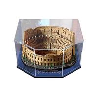 Vitrina acrílica para Lego 10276 Coliseo, caja a prueba de polvo, caja de almacenamiento, caja transparente, caja expositora compatible con Lego 10276 (solo funda, sin modelo) (negro)