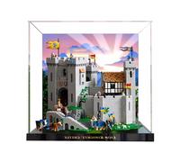 Vitrina acrílica para Lego 10305 Lion Knights'Castle, caja de exhibición a prueba de polvo compatible con Lego, modelo de regalo (fondo C)