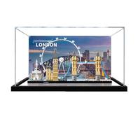 Vitrina acrílica para Lego 21034 London Skyline, vitrina transparente a prueba de polvo, vitrina de la colección de modelos (modelo no incluido)
