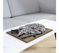Vitrina acrílica para Lego 75192 modelo Millennium Falcon, caja expositora a prueba de polvo, caja de almacenamiento, caja transparente, caja expositora compatible con Lego 75192 (solo funda, sin