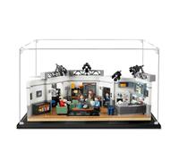 Vitrina Acrílica Transparente Antipolvo,para Lego Modelo Serie 10220 10330 21317 71719 76898 Grand Caja de Exhibición. (40x20x20cm, Base Negra)