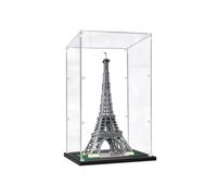 Vitrina acrílica transparente para Lego 10181 Torre Eiffel a prueba de polvo transparente (21.2 x 21.2 x 45.2 pulgadas (solo vitrina) (2 mm)