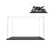 Vitrina acrílica transparente para Lego 42170, compatible con (motocicleta Kawasaki Ninja H2R), caja expositora (solo vitrina)