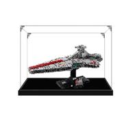 Vitrina acrílica transparente para Lego 75441 Mini modelo Halcón Milenario, caja transparente, caja de almacenamiento, caja a prueba de polvo (modelo no incluido) (2 mm)