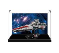 Vitrina acrílica transparente para Lego 75441 Mini modelo Millennium Falcon, caja transparente, caja de almacenamiento, caja a prueba de polvo (modelo no incluido) (fondo C)